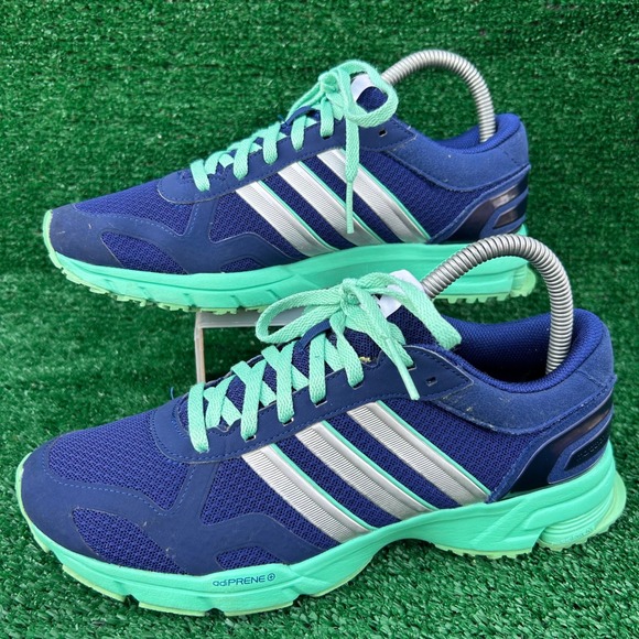 adidas Shoes - Adidas Aktiv Against Cancer Womens Running Shoes Navy Mint Green G97610 Size 7